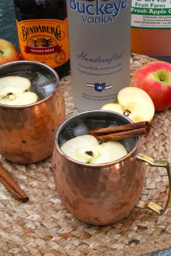 Apple Cider Mule with Buckeye Vodka.