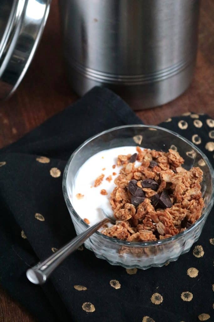 Peanut Butter Chocolate Chip Granola.