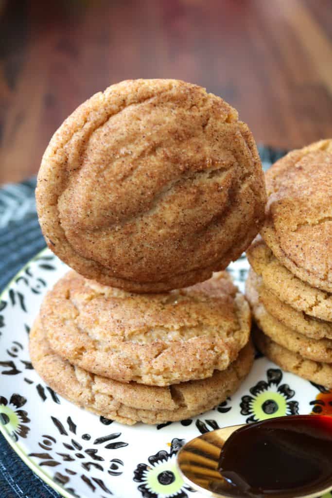 Pomegranate Molasses Cookies Standing.
