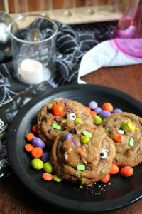 Mad Scientist Halloween Chocolate Chip Cookies.