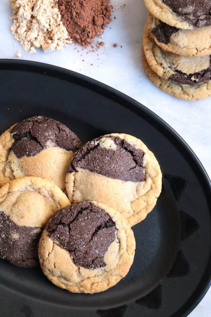Peanut Butter Neapolitan Cookies.