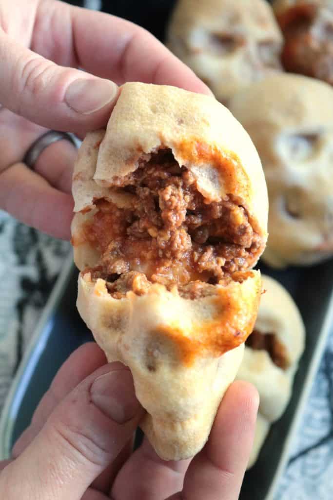 Sloppy Joe Stuffed Skull.