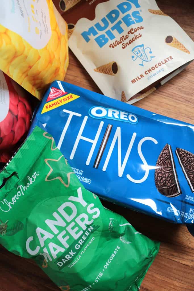 Ingredients for Sorting Hat Harry Potter Cookies.