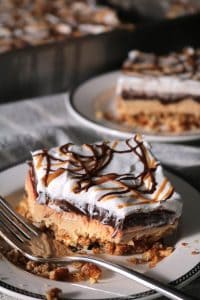 Buckeye Pretzel Salad.