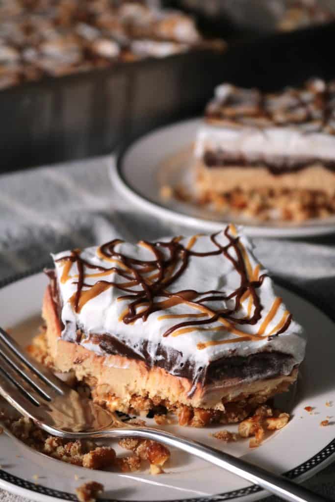 Buckeye Pretzel Salad.
