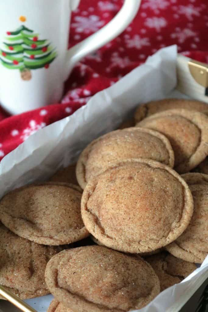 Browned Butter Snickerdoodles with Maple.
