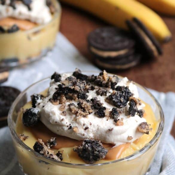 Peanut Butter Oreo Banana Pudding.