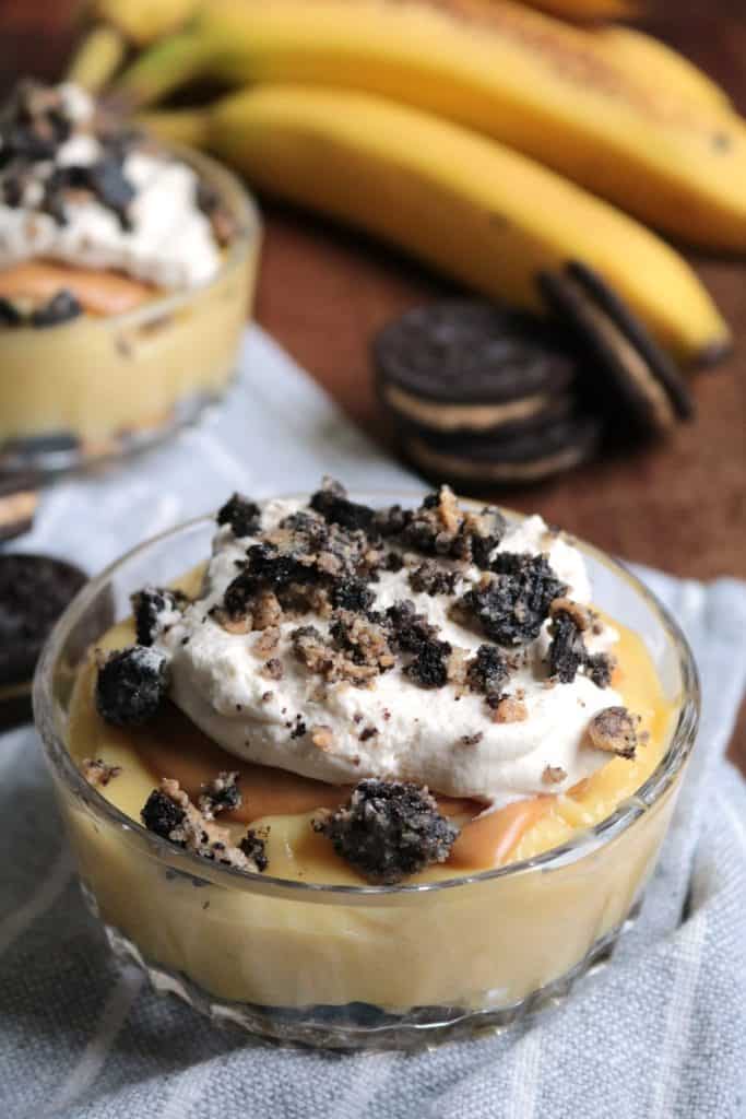 Peanut Butter Oreo Banana Pudding.