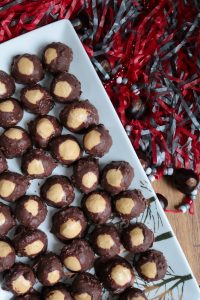 Ferrero Rocher-Inspired Hazelnut Buckeyes.