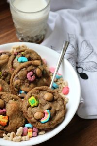 Lucky Buckeye Chocolate Chip Cookies.