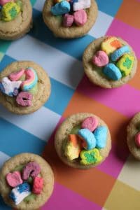 Lucky Cereal Milk Pudding Cookie Cups.