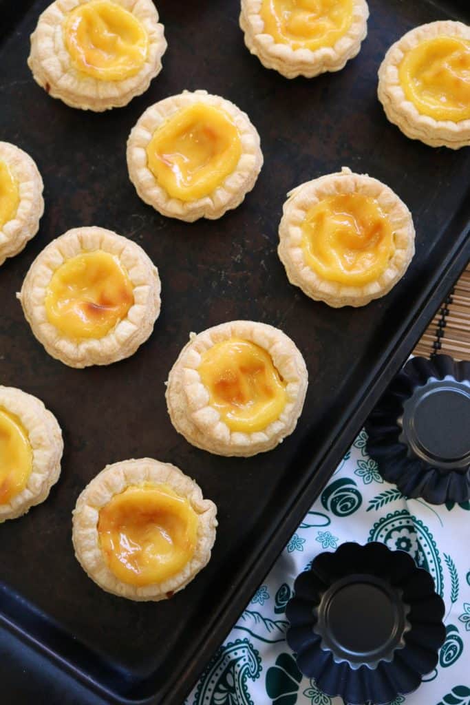 Egg Tarts with Molds.
