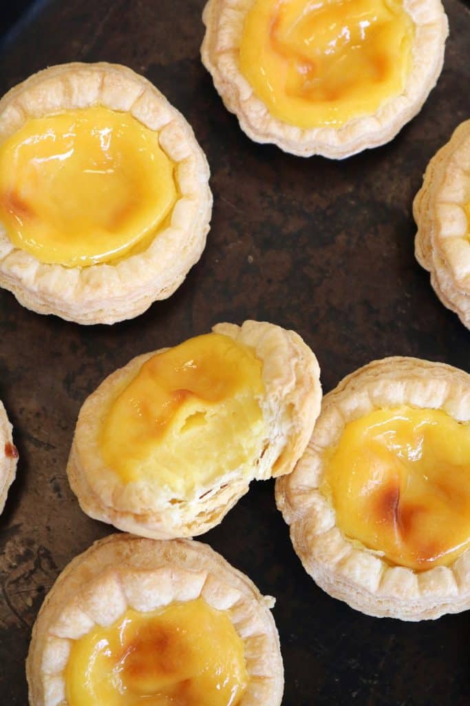 Portuguese Egg Tarts.