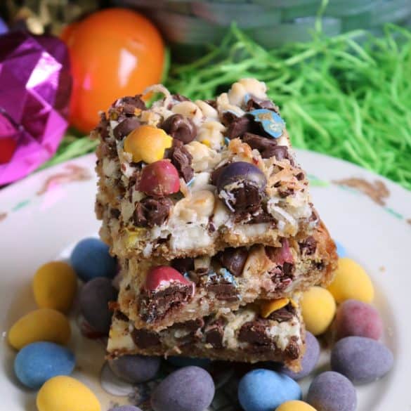 Dark Chocolate Cadbury 7 Layer Bars.