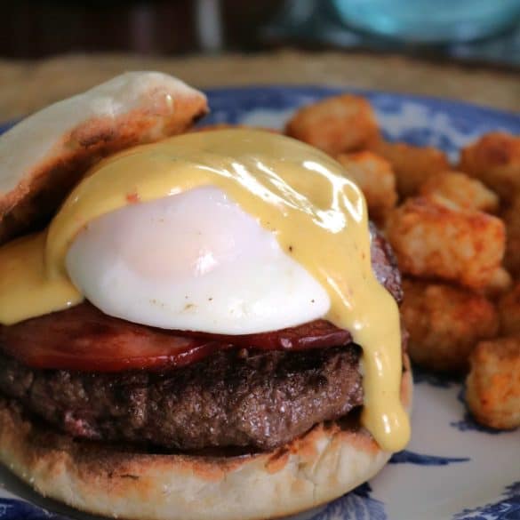Eggs Benedict Burgers.