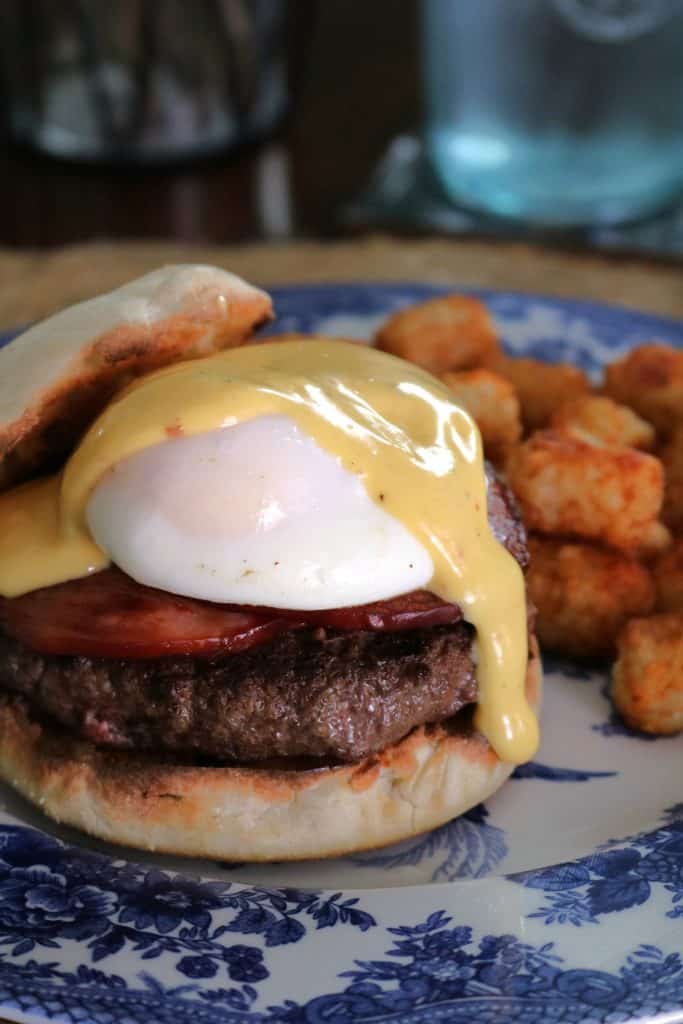 Eggs Benedict Burgers.