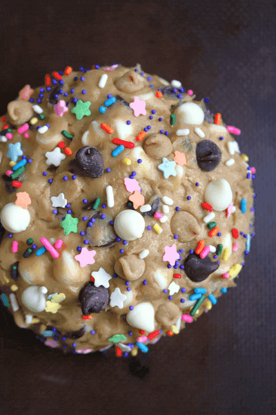 Giant Multi Chip Cookie for One GIF.