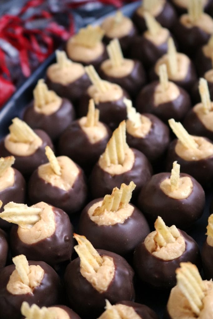 Potato Chip Peanut Butter Balls.