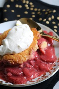 Strawberry Shortcake Cobbler.