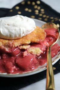 Summer Strawberry Shortcake Cobbler.