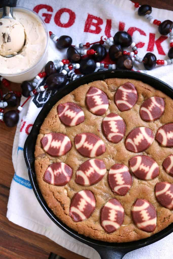 Buckeye Skillet Cookie.