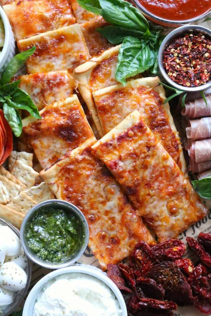 Cheese Pizza Charcuterie.