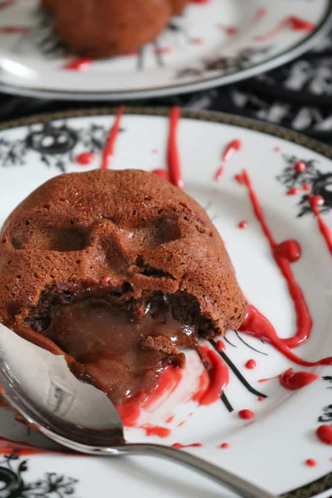Skull Lava Cakes.