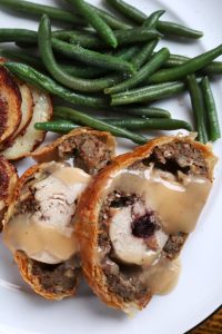 Turkey Wellington with Gravy.