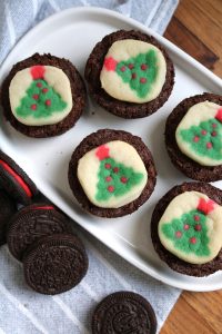 Christmas Sugar Cookie Topped Brownies.