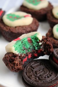Christmas Cookie Brownies.