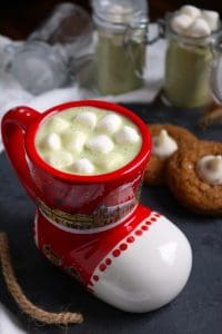 Matcha White Hot Cocoa.