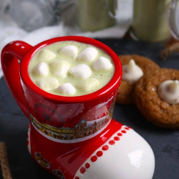Matcha White Hot Cocoa.