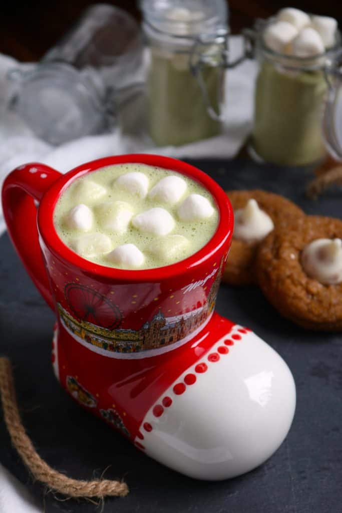 Matcha White Hot Cocoa.