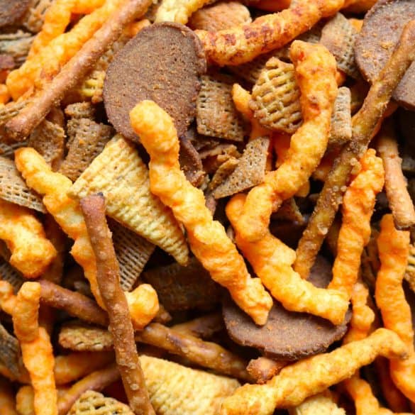 Cheesy Cheetos Snack Mix.