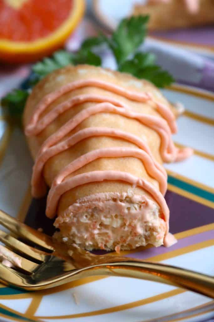 Easy Carrot Cake Crepes Filling.