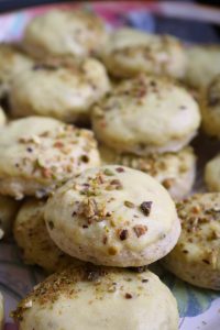 Pistachio Lemon Ricotta Cookies.