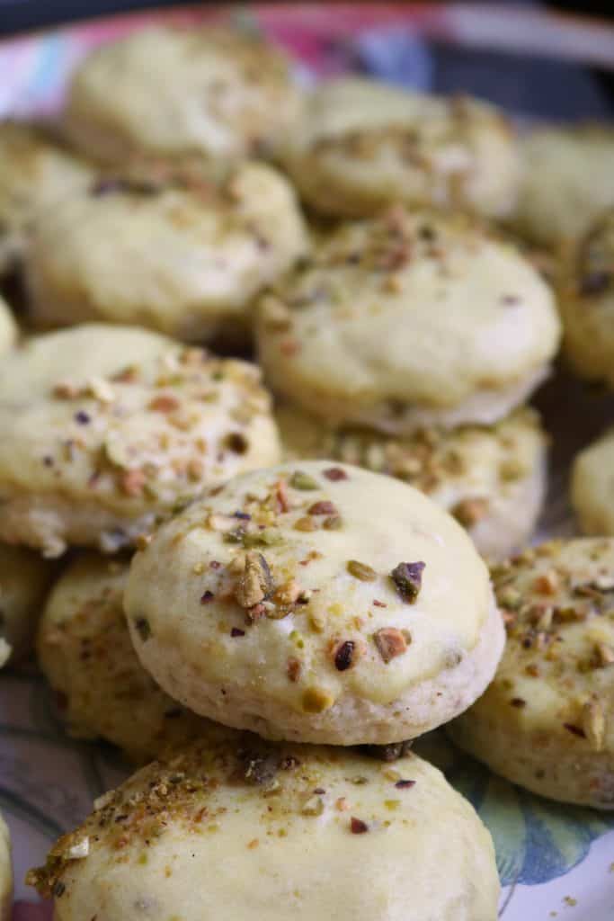 Pistachio Lemon Ricotta Cookies.