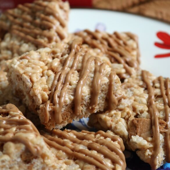 Biscoff Rice Krispie Treats.