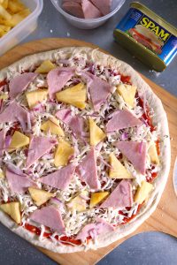 Hawaiian Pizza with SPAM.