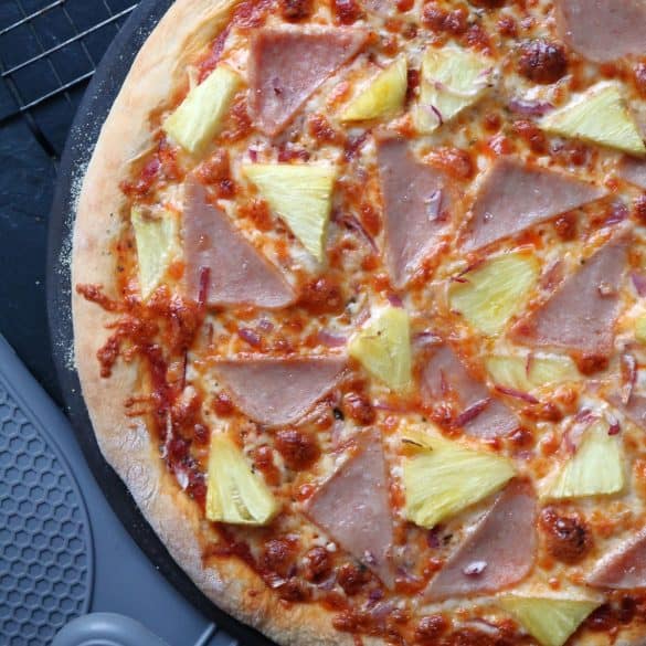Hawaiian Spam Pizza.