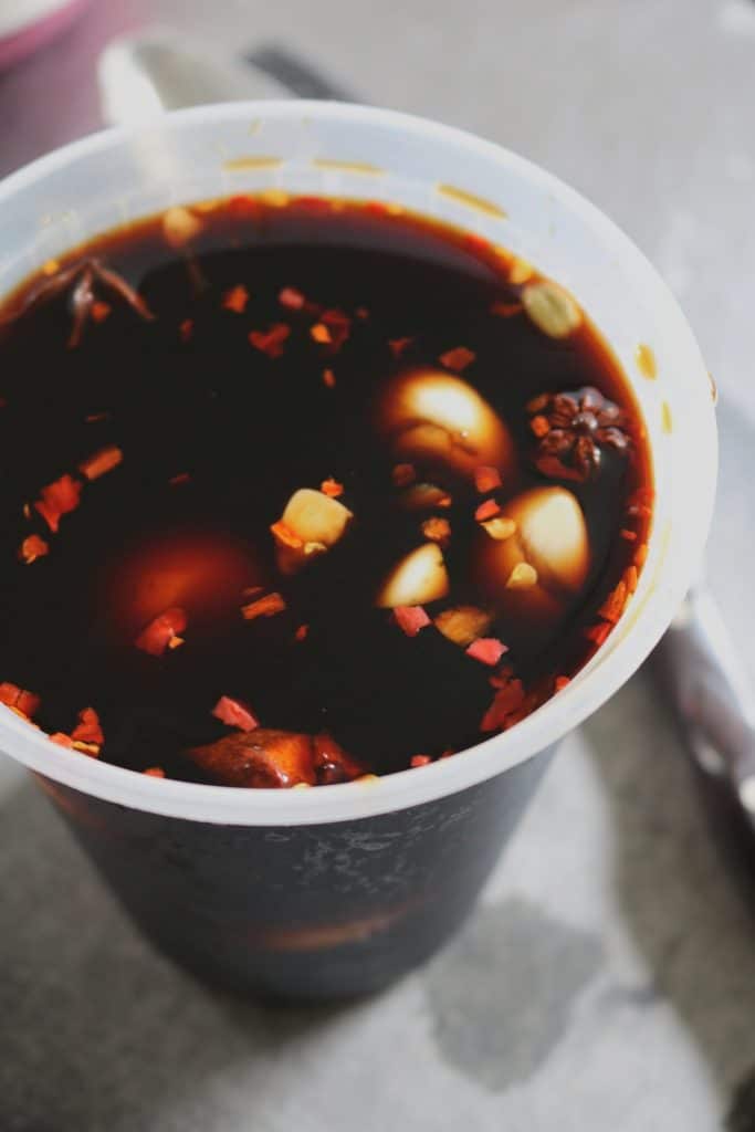 Soy Marinated Eggs.