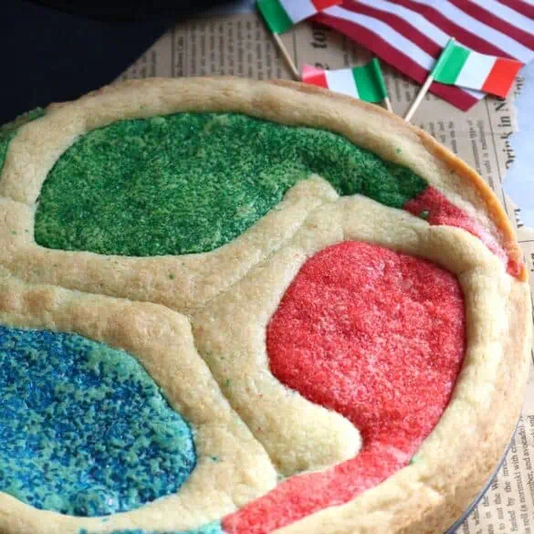 World Cup Trionda Soccer Ball Cookie Cake.