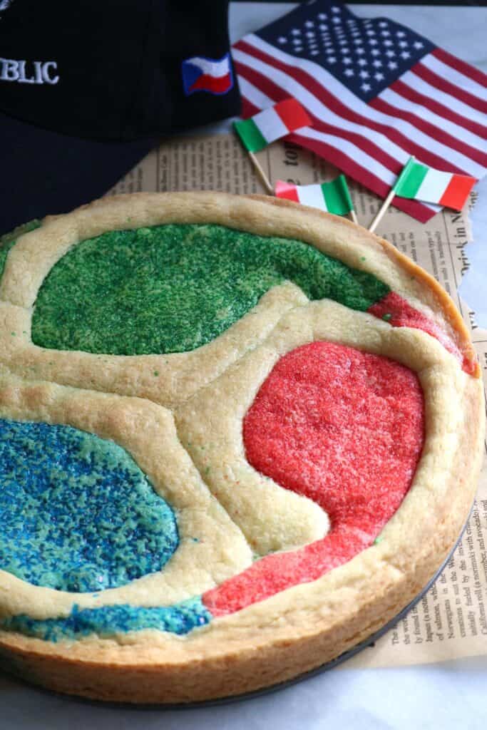 World Cup Trionda Soccer Ball Cookie Cake.