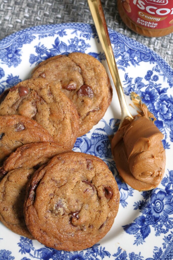 Biscoff Chocolate Chip Cookies.