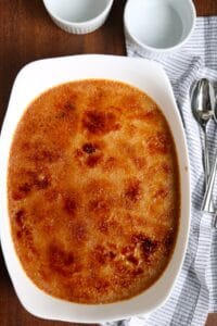 Dulce de Leche Creme Brulee made without Ramekins.